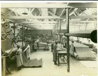 Cloth Finishing Room, Long Meadow Mill, 1923